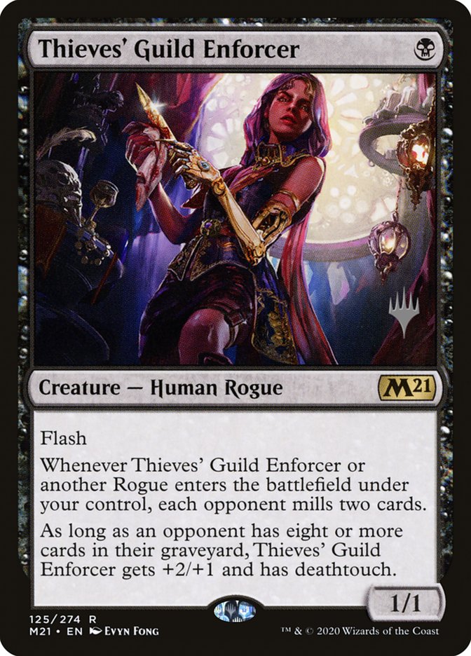 Thieves' Guild Enforcer (Promo Pack) [Core Set 2021 Promos] | North Valley Games