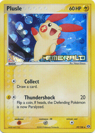 Plusle (39/106) (Stamped) [EX: Emerald] | North Valley Games