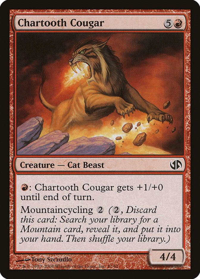 Chartooth Cougar [Duel Decks: Jace vs. Chandra] | North Valley Games