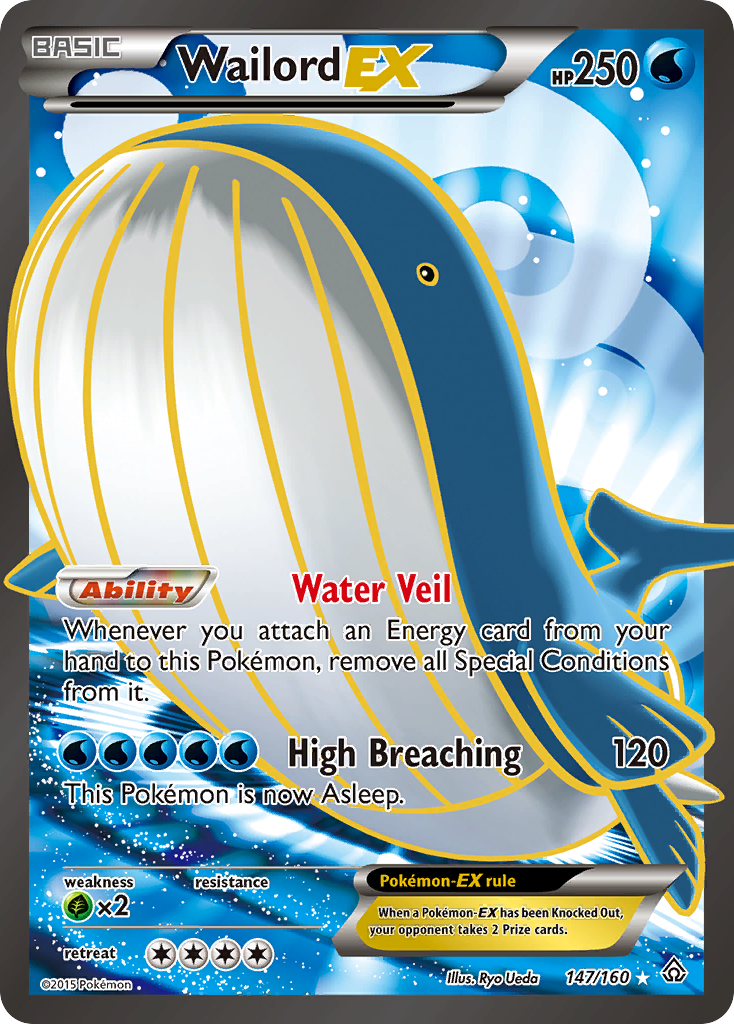 Wailord EX (147/160) [XY: Primal Clash] | North Valley Games