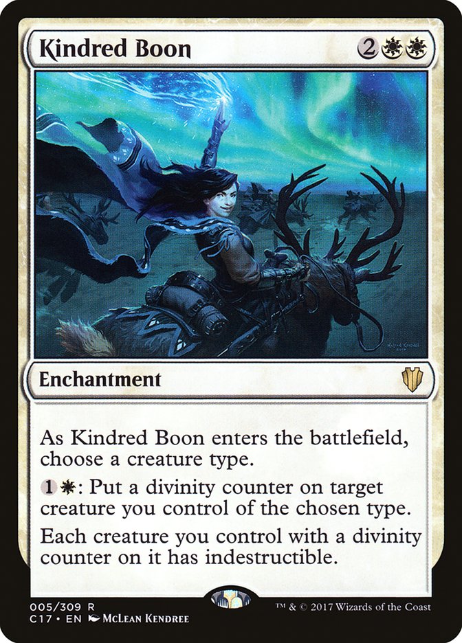 Kindred Boon [Commander 2017] | North Valley Games