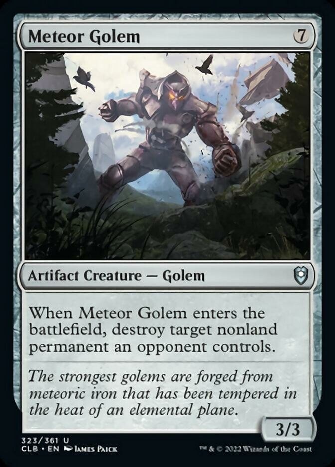 Meteor Golem [Commander Legends: Battle for Baldur's Gate] | North Valley Games