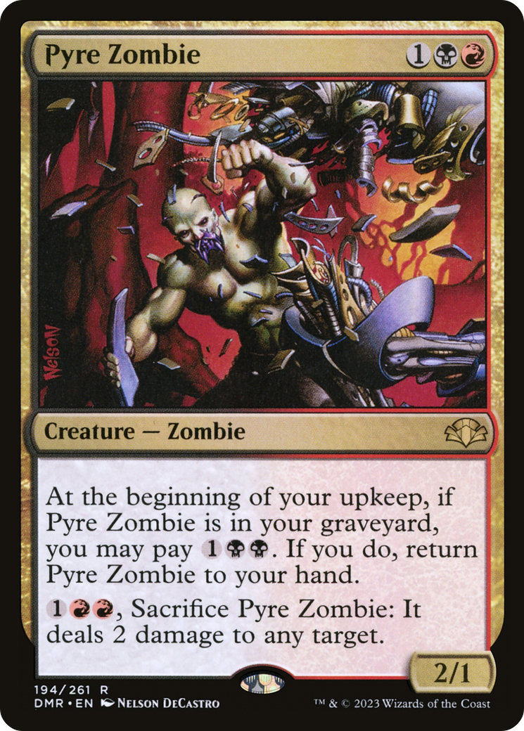 Pyre Zombie [Dominaria Remastered] | North Valley Games
