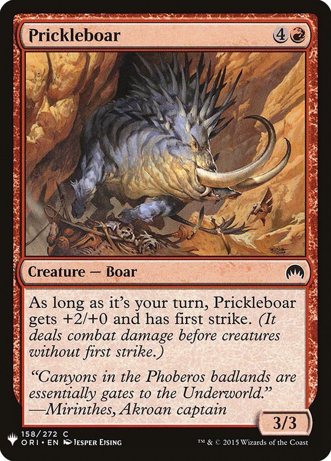 Prickleboar [Mystery Booster] | North Valley Games