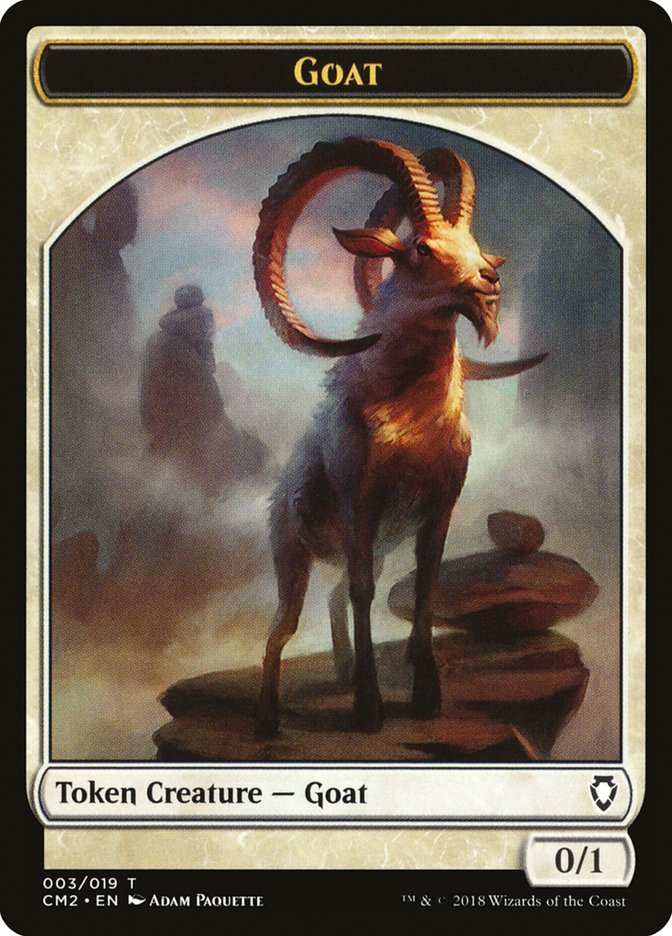 Goat Token [Commander Anthology Volume II Tokens] | North Valley Games