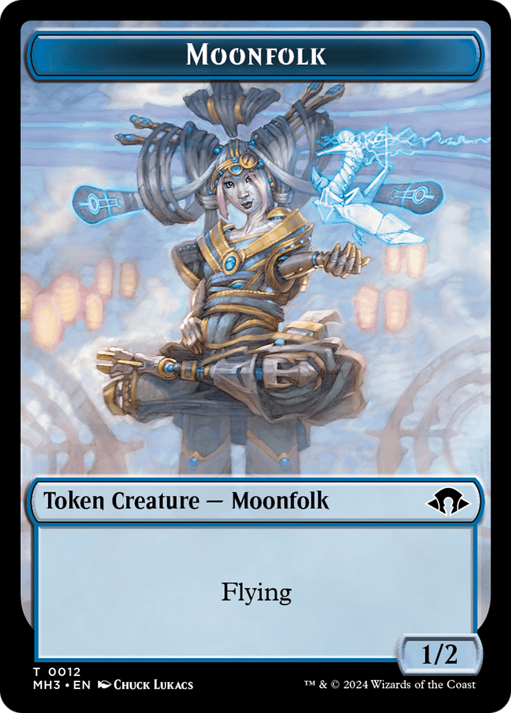 Moonfolk // Energy Reserve Double-Sided Token [Modern Horizons 3 Tokens] | North Valley Games