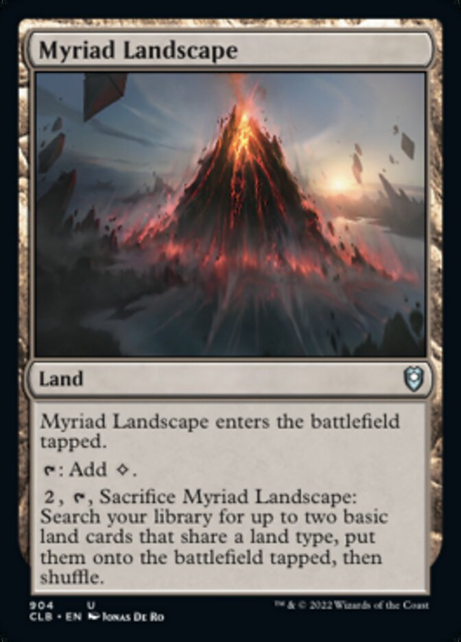 Myriad Landscape [Commander Legends: Battle for Baldur's Gate] | North Valley Games
