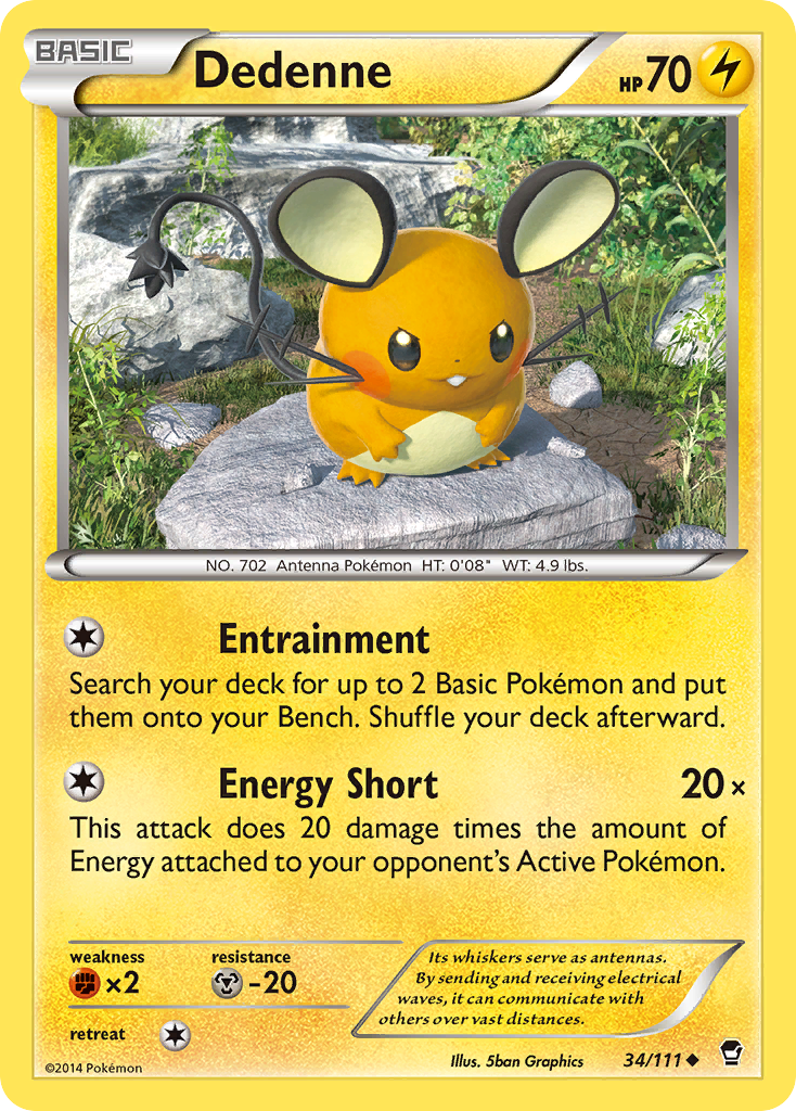 Dedenne (34/111) [XY: Furious Fists] | North Valley Games