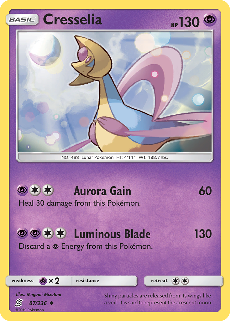 Cresselia (87/236) [Sun & Moon: Unified Minds] | North Valley Games