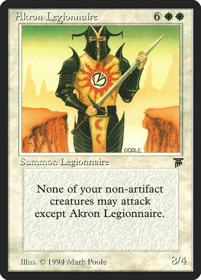 Akron Legionnaire [Legends] | North Valley Games