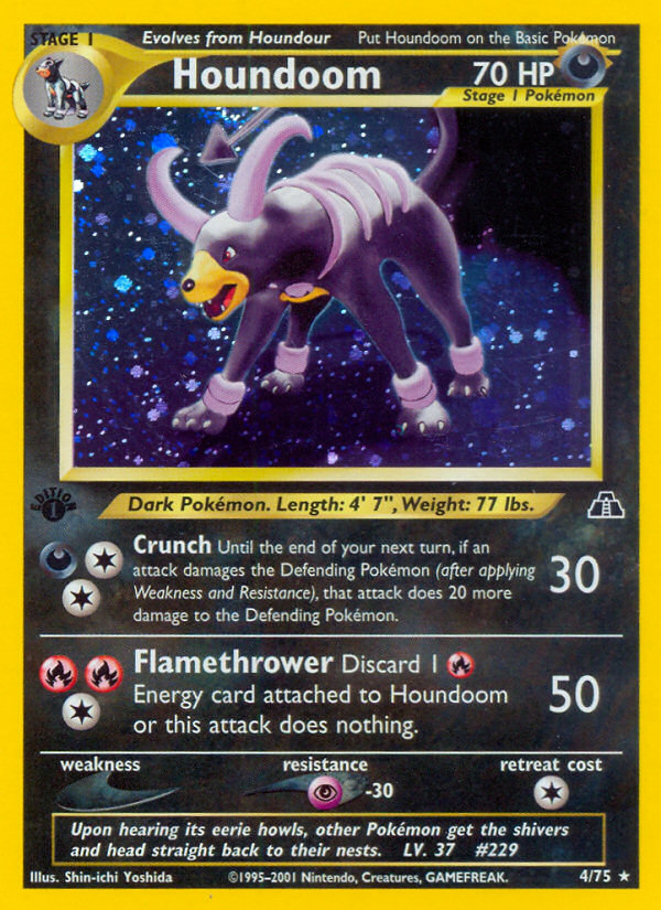 Houndoom (4/75) [Neo Discovery 1st Edition] | North Valley Games