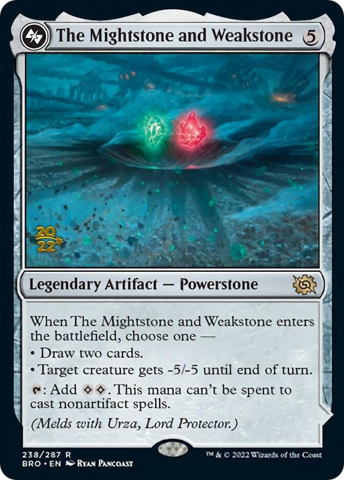The Mightstone and Weakstone [The Brothers' War Prerelease Promos] | North Valley Games