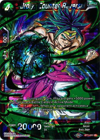 Broly, Counter Reversal (BT7-020) [Assault of the Saiyans] | North Valley Games