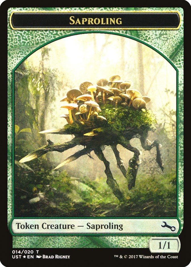 Saproling // Saproling Double-Sided Token [Unstable Tokens] | North Valley Games