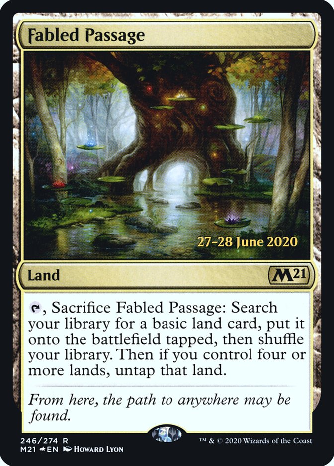 Fabled Passage [Core Set 2021 Prerelease Promos] | North Valley Games
