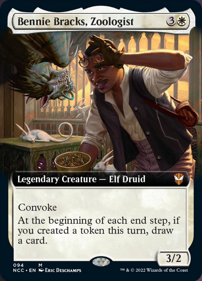 Bennie Bracks, Zoologist (Extended Art) [Streets of New Capenna Commander] | North Valley Games
