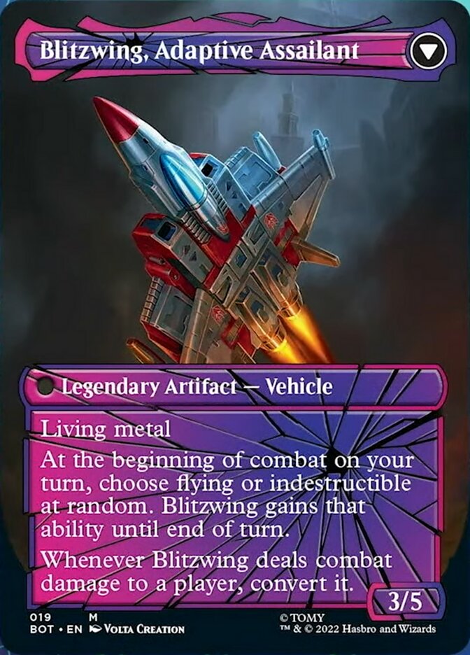 Blitzwing, Cruel Tormentor // Blitzwing, Adaptive Assailant (Shattered Glass) [Transformers] | North Valley Games