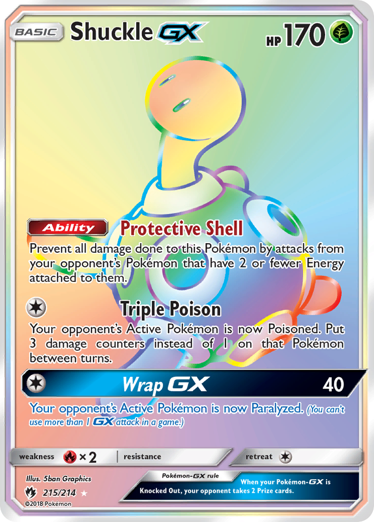 Shuckle GX (215/214) [Sun & Moon: Lost Thunder] | North Valley Games