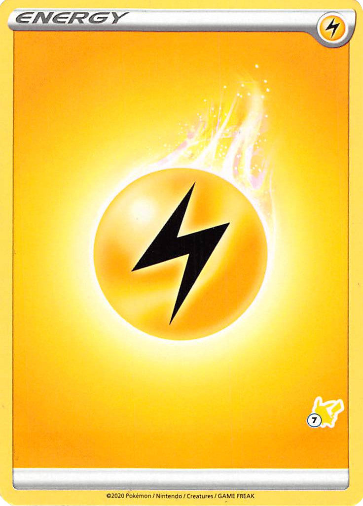 Lightning Energy (Pikachu Stamp #7) [Battle Academy 2022] | North Valley Games