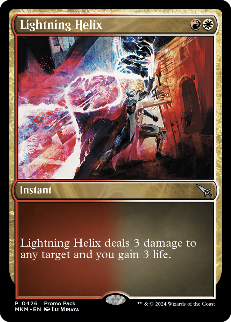 Lightning Helix (Promo Pack) [Murders at Karlov Manor Promos] | North Valley Games