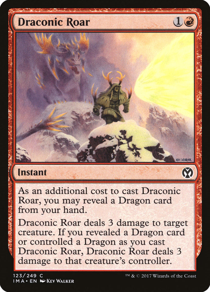 Draconic Roar [Iconic Masters] | North Valley Games