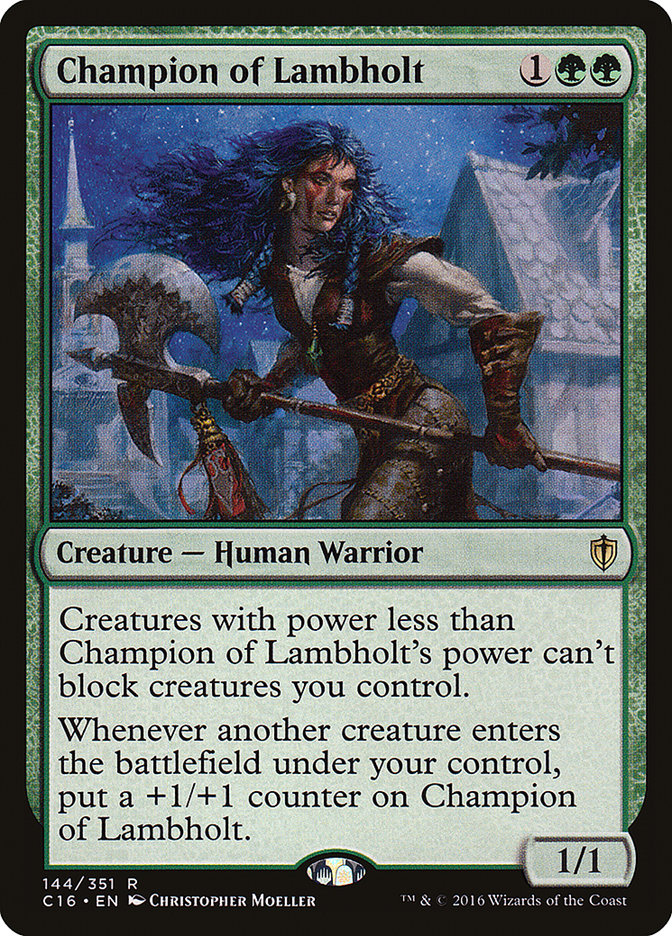 Champion of Lambholt [Commander 2016] | North Valley Games