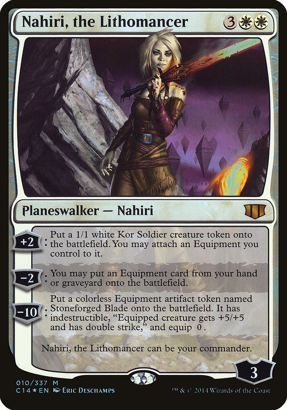Nahiri, the Lithomancer (Oversized) [Commander 2014 Oversized] | North Valley Games