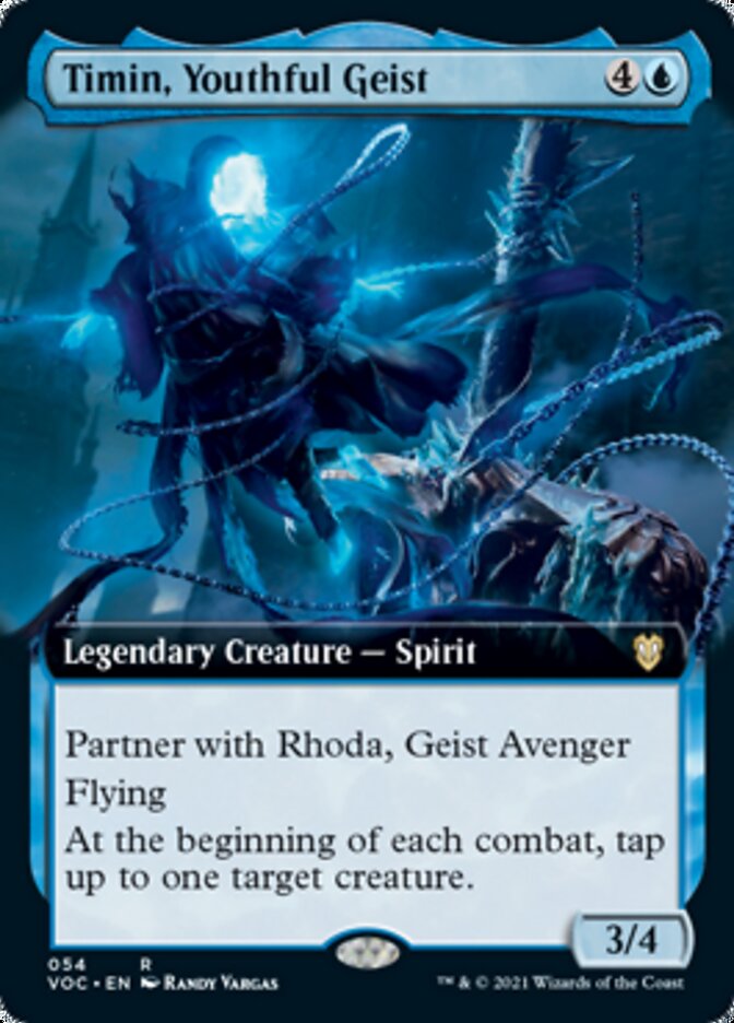 Timin, Youthful Geist (Extended Art) [Innistrad: Crimson Vow Commander] | North Valley Games