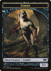 Horror // Zombie (016/036) Double-Sided Token [Commander 2014 Tokens] | North Valley Games