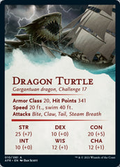 Dragon Turtle Art Card [Dungeons & Dragons: Adventures in the Forgotten Realms Art Series] | North Valley Games