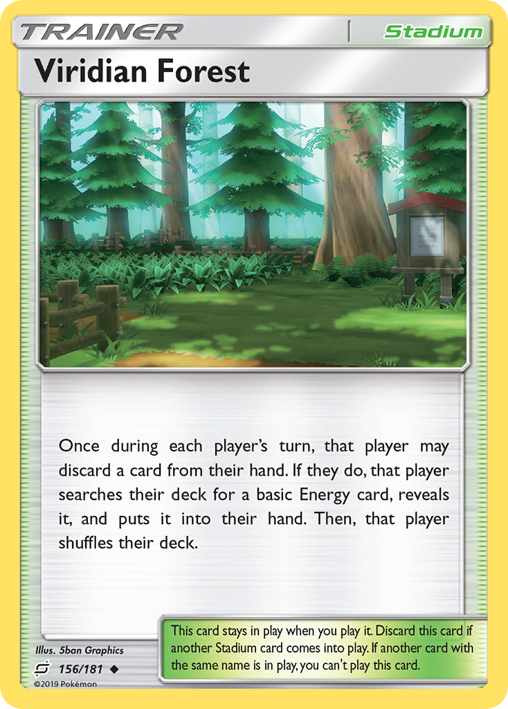 Viridian Forest (156/181) [Sun & Moon: Team Up] | North Valley Games