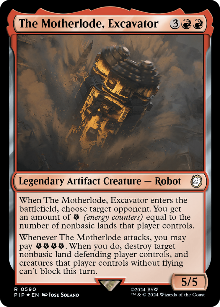 The Motherlode, Excavator (Surge Foil) [Fallout] | North Valley Games