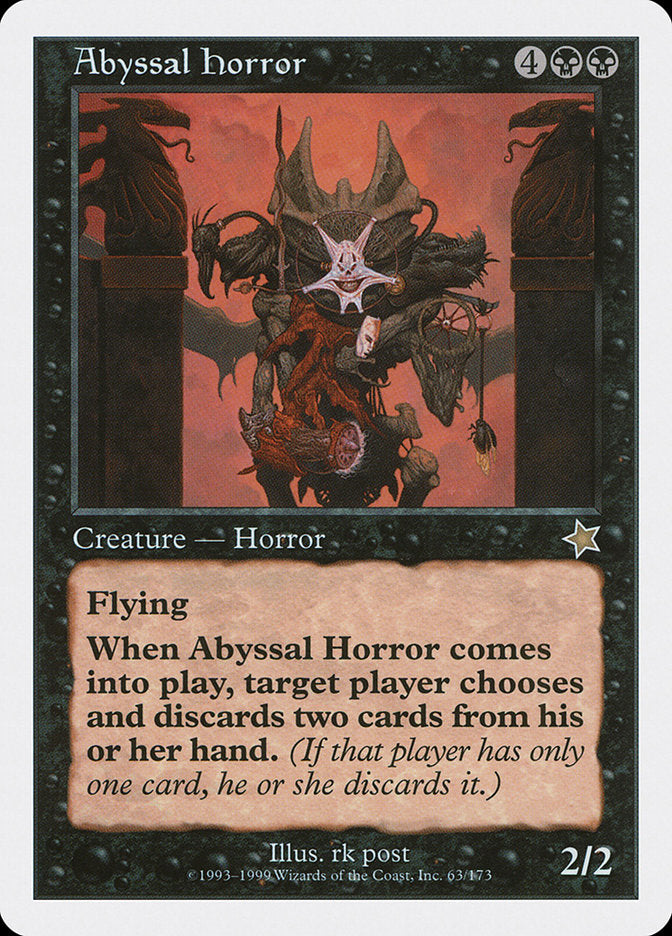 Abyssal Horror [Starter 1999] | North Valley Games