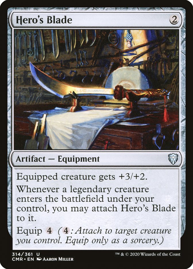 Hero's Blade (314) [Commander Legends] | North Valley Games