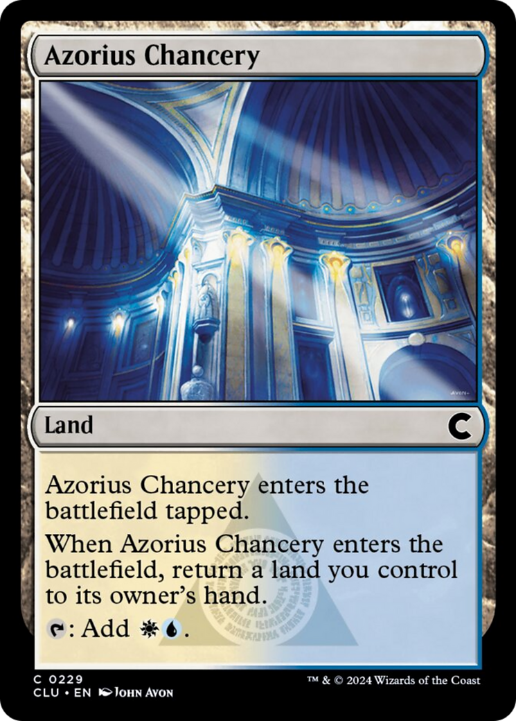 Azorius Chancery [Ravnica: Clue Edition] | North Valley Games
