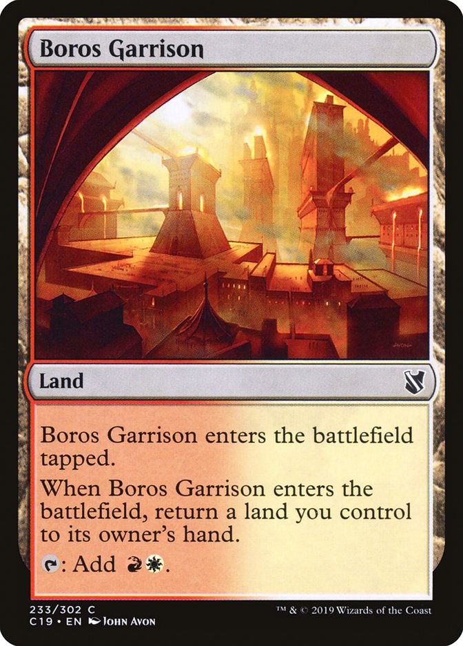 Boros Garrison [Commander 2019] | North Valley Games