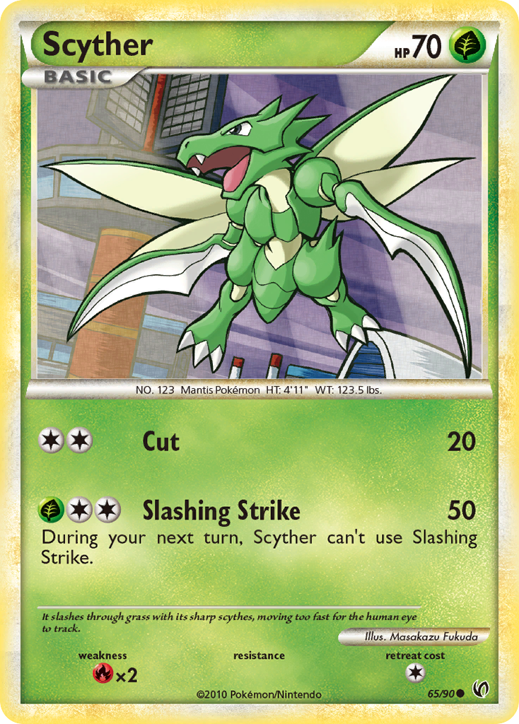 Scyther (65/90) [HeartGold & SoulSilver: Undaunted] | North Valley Games