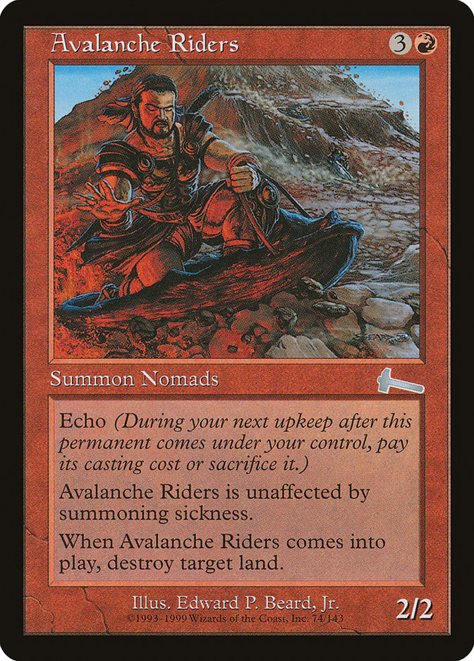 Avalanche Riders [Urza's Legacy] | North Valley Games
