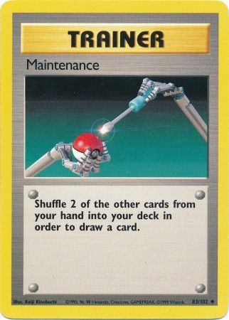 Maintenance (83/102) [Base Set Unlimited] | North Valley Games