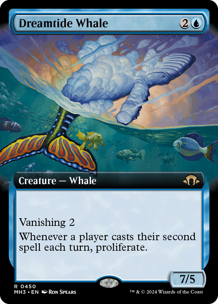 Dreamtide Whale (Extended Art) [Modern Horizons 3] | North Valley Games