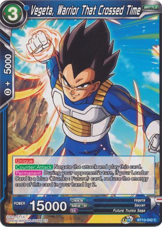 Vegeta, Warrior That Crossed Time (BT10-042) [Rise of the Unison Warrior] | North Valley Games