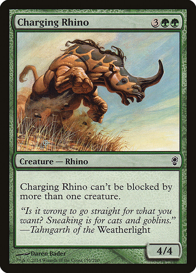 Charging Rhino [Conspiracy] | North Valley Games