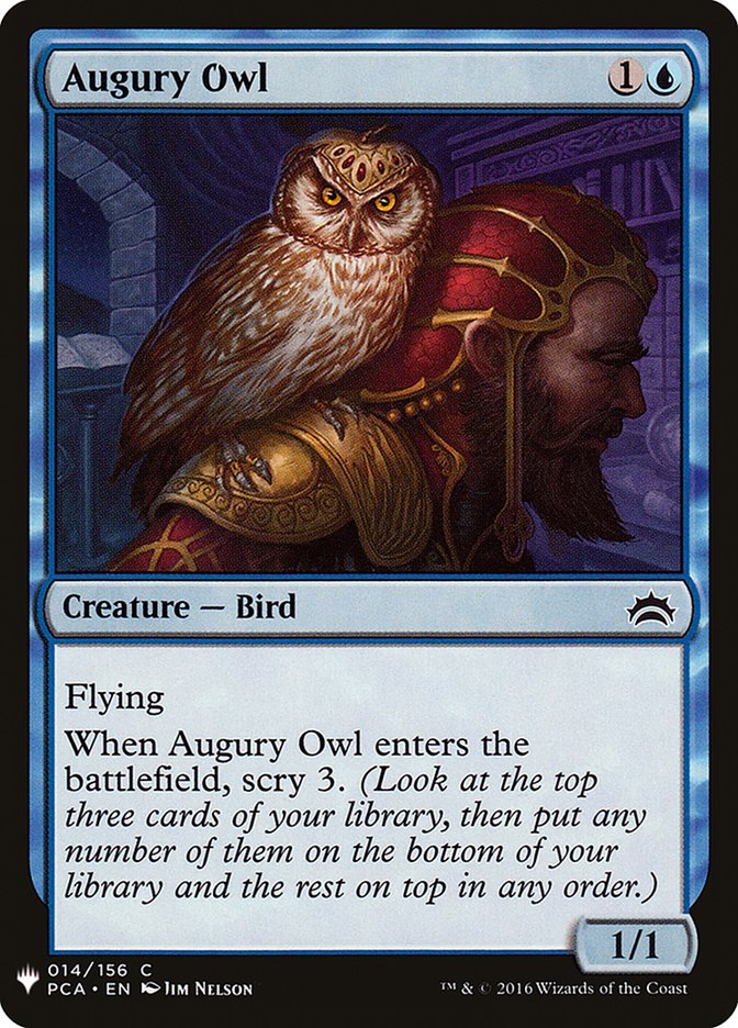 Augury Owl [Mystery Booster] | North Valley Games