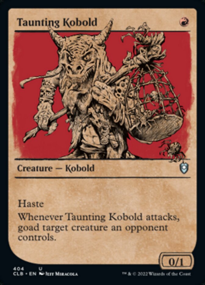 Taunting Kobold (Showcase) [Commander Legends: Battle for Baldur's Gate] | North Valley Games