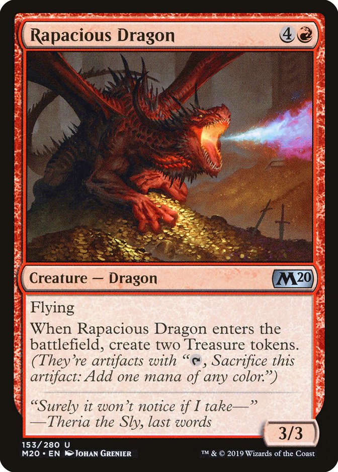 Rapacious Dragon [Core Set 2020] | North Valley Games