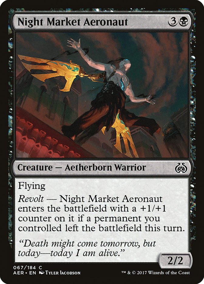 Night Market Aeronaut [Aether Revolt] | North Valley Games