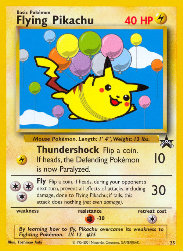 Flying Pikachu (25) [Wizards of the Coast: Black Star Promos] | North Valley Games