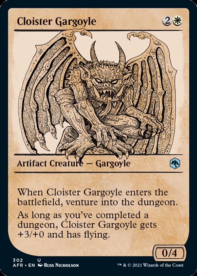 Cloister Gargoyle (Showcase) [Dungeons & Dragons: Adventures in the Forgotten Realms] | North Valley Games