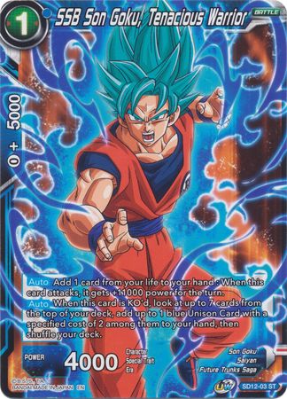 SSB Son Goku, Tenacious Warrior (Starter Deck - Spirit of Potara) (SD12-03) [Rise of the Unison Warrior] | North Valley Games