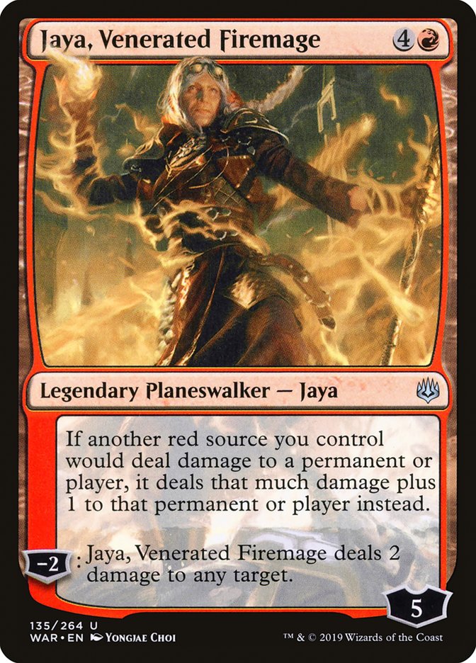 Jaya, Venerated Firemage [War of the Spark] | North Valley Games